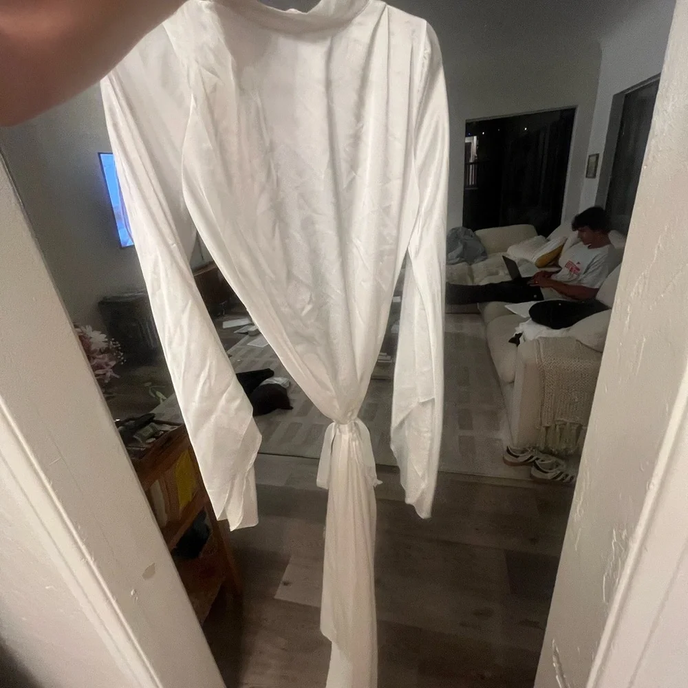 Amazon Essentials White Women's Robe - Picture 6 of 6